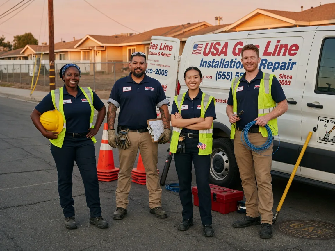 Gas Line Installation company in Hillister, TX